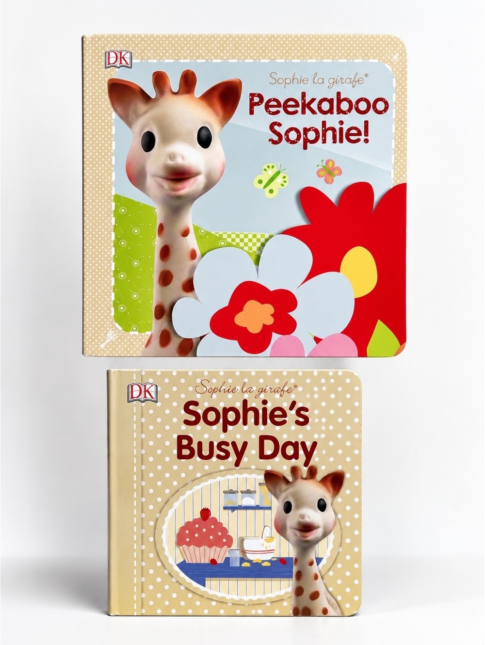 Sophie La Girafe Book Lot Peekaboo Sophie Busy Day DK Board Books Baby